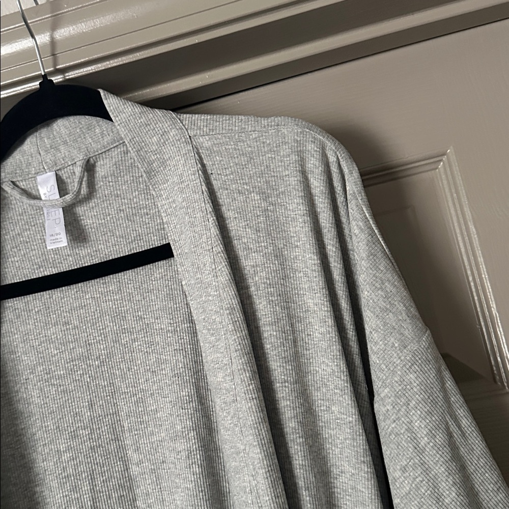 Lane Bryant | Ribbed Kimono Robe - Picture 5 of 9